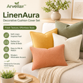 Arvellax™ LinenAura Decorative Cushion Cover Set