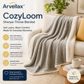 Arvellax™ CozyLoom Sherpa Throw Blanket